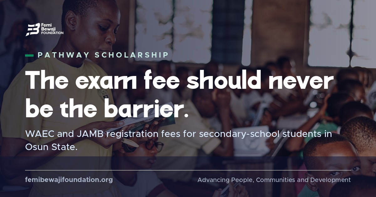 Pathway Scholarship · Femi Bewaji Foundation
